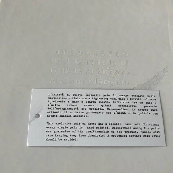 margiela hand painted tabi ballerina pumps - Picture 4 of 4